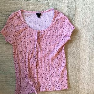 Girls flower print top
